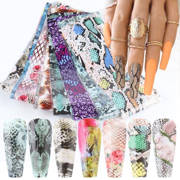 10pc snake skin foil nails slider glue transfer sticker on nail art decorations polish waps decal paper nail designer lasw7106, Black
10pc snake skin foil nails slider glue transfer sticker on nail art decorations polish waps decal paper nail designer lasw7106, Black