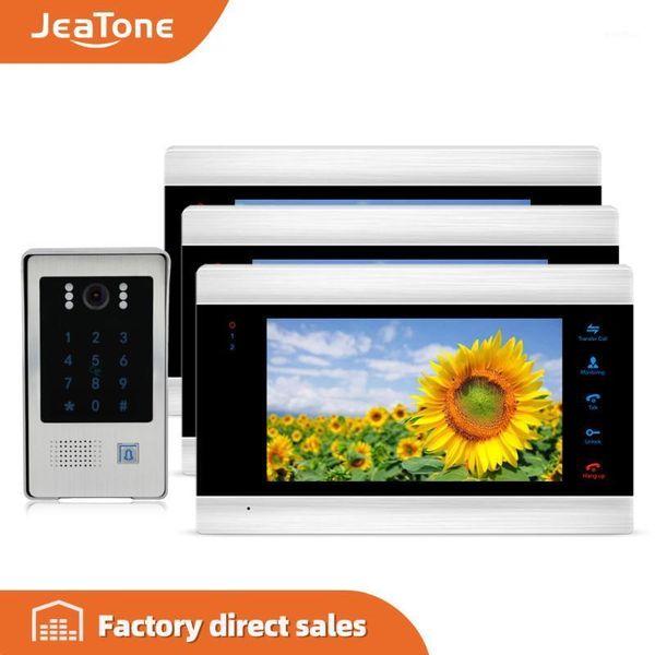 video door phones 7 inch wired phone intercom home access control system with waterproof outdoor ir camera support password/1
video door phones 7 inch wired phone intercom home access control system with waterproof outdoor ir camera support password/1