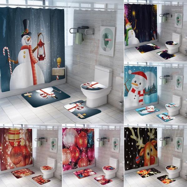 3d merry christmas bathroom set snowman santa father bell elk pattern waterproof shower curtain toilet cover mat non slip rug1
3d merry christmas bathroom set snowman santa father bell elk pattern waterproof shower curtain toilet cover mat non slip rug1