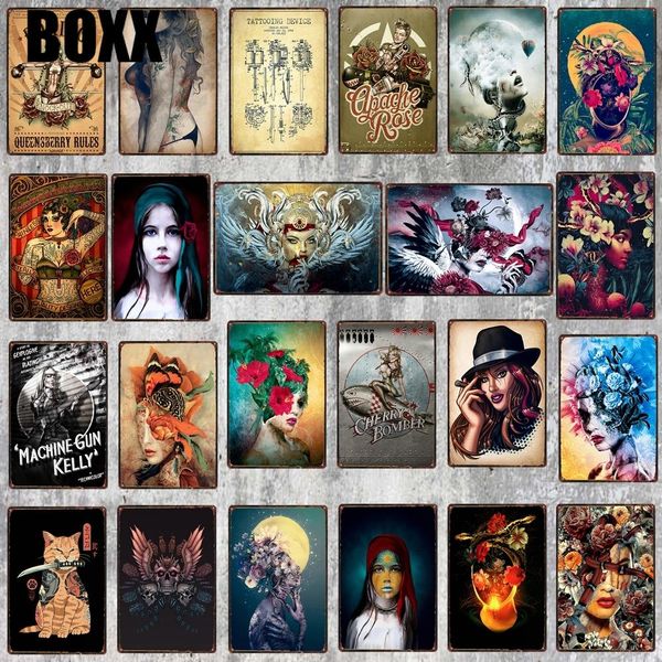 tattoos girls vintage signs metal plate horror poster wall bar home art shop cinema decor cuadros
tattoos girls vintage signs metal plate horror poster wall bar home art shop cinema decor cuadros