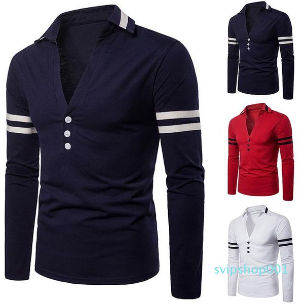 fashion solid deep v neck button casual mens knitted sweaters turndown collar long sleeve striped pullover sweater white, White;black
fashion solid deep v neck button casual mens knitted sweaters turndown collar long sleeve striped pullover sweater white, White;black