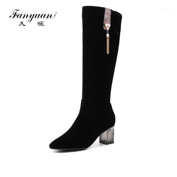 boots fanyuan brand fashion 2021 plus size 34-48 chunky heels metal knee high woman shoes woman1, Black
boots fanyuan brand fashion 2021 plus size 34-48 chunky heels metal knee high woman shoes woman1, Black