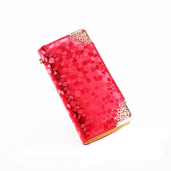 new european style stone pattern ladies fashion long wallet with pu leather single handle wallet purse, Red;black
new european style stone pattern ladies fashion long wallet with pu leather single handle wallet purse, Red;black