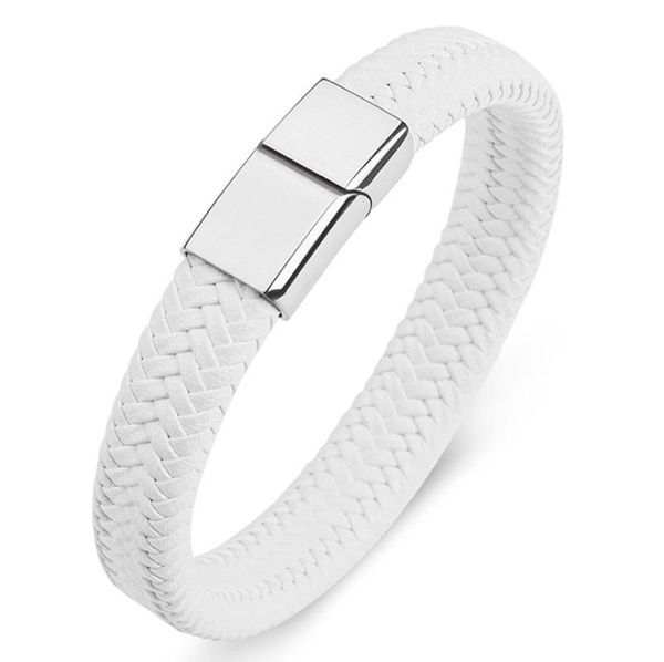 charm bracelets classic punk leather woven men bracelet white jewelry, Golden;silver
charm bracelets classic punk leather woven men bracelet white jewelry, Golden;silver