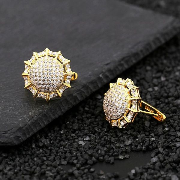 hoop & huggie vintage luxury earrings for women sunflower sweet cubic zirconia circle jewelry pendientes gifts, Golden;silver
hoop & huggie vintage luxury earrings for women sunflower sweet cubic zirconia circle jewelry pendientes gifts, Golden;silver