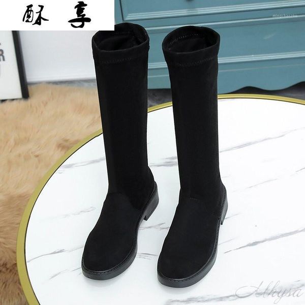 boots 2021 black knee-high women suede fashion ladies winter footwear round toe casual warmth low heels botas mujer1
boots 2021 black knee-high women suede fashion ladies winter footwear round toe casual warmth low heels botas mujer1