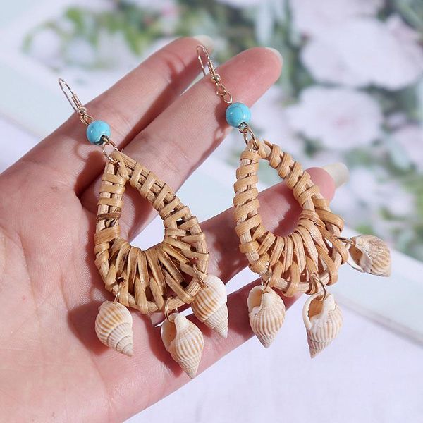 dangle & chandelier trendy water drop shape handmade vine rattan knit earrings for women 2021 boho natural conch shell earring ladies jewelr, Silver
dangle & chandelier trendy water drop shape handmade vine rattan knit earrings for women 2021 boho natural conch shell earring ladies jewelr, Silver