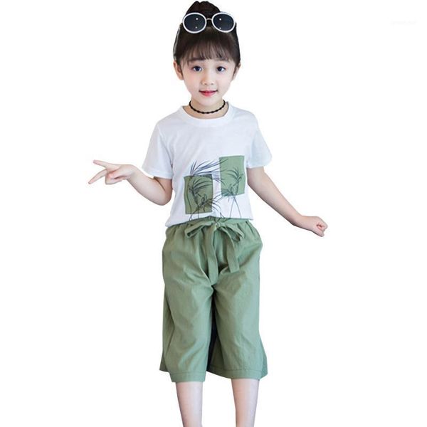 children summer clothes printed costume for girls t shirt + pants kids girls clothes casual style tracksuit kids 6 8 10 12 141, White
children summer clothes printed costume for girls t shirt + pants kids girls clothes casual style tracksuit kids 6 8 10 12 141, White