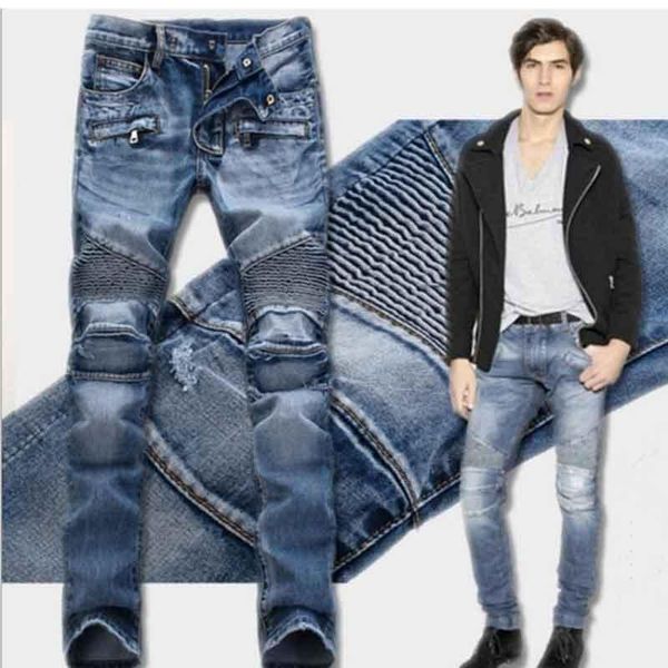 europe and unite stylish high street motor biker mens slim fit fold jeans washed denim moto elastic blue skinny pants for men1
europe and unite stylish high street motor biker mens slim fit fold jeans washed denim moto elastic blue skinny pants for men1