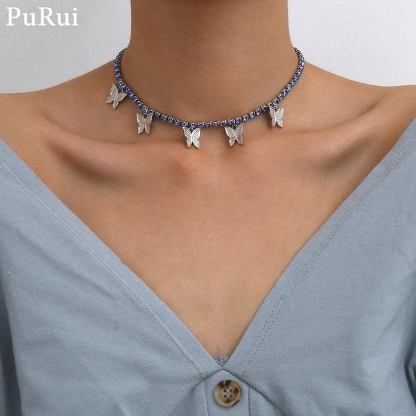 pendant necklaces purui luxury crystal butterfly necklace for women sweet bling rhinestone chain choker cklace collar jewelry, Silver
pendant necklaces purui luxury crystal butterfly necklace for women sweet bling rhinestone chain choker cklace collar jewelry, Silver