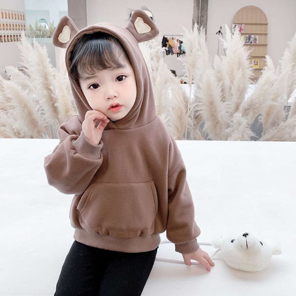 sweater autumn 2020 new children's little winter girl's embroidered ear plush girls' solid color hoodie fkwa qxc1, Black
sweater autumn 2020 new children's little winter girl's embroidered ear plush girls' solid color hoodie fkwa qxc1, Black