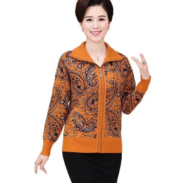 middle-aged and elderly sweaters female mother thick winter zipper knitted cardigan jacket big size rm6s, White;black
middle-aged and elderly sweaters female mother thick winter zipper knitted cardigan jacket big size rm6s, White;black