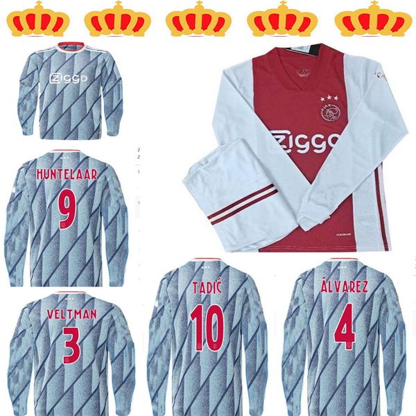 20 21 long sleeves ajax amsterdam fc soccer jersey 2020 huntelaar tadic promes álvarez neres van beek ziyech men+ kids football shirts, Black;yellow
20 21 long sleeves ajax amsterdam fc soccer jersey 2020 huntelaar tadic promes álvarez neres van beek ziyech men+ kids football shirts, Black;yellow