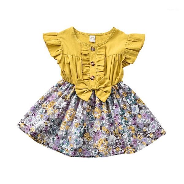 girl's dresses fashion baby girls floral flying sleeve bow dress summer temperament sweet patchwork princess dress1, Red;yellow
girl's dresses fashion baby girls floral flying sleeve bow dress summer temperament sweet patchwork princess dress1, Red;yellow