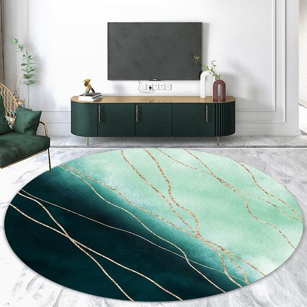 luxury gradient green abstract round carpet with golden line living room coffee table rug area rug bedroom chair mat nordic 
luxury gradient green abstract round carpet with golden line living room coffee table rug area rug bedroom chair mat nordic