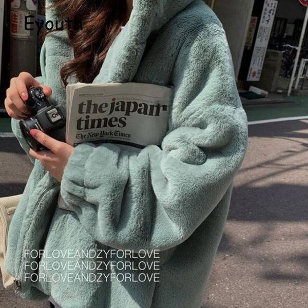 women's fur & faux 2021 fashion coat winter women casual hooded slim long sleeve jacket casaco feminino, Black
women's fur & faux 2021 fashion coat winter women casual hooded slim long sleeve jacket casaco feminino, Black