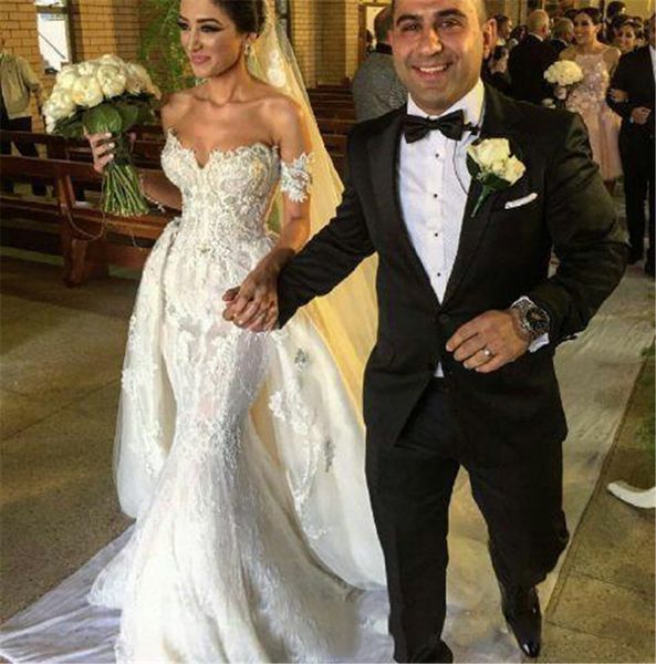 mermaid modest bohemian crystal country wedding dresses with detachable skirt real p bridal gowns robe de mariee, White
mermaid modest bohemian crystal country wedding dresses with detachable skirt real p bridal gowns robe de mariee, White