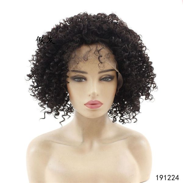 synthetic lace front wig black curly simulation human hair wigs perruques de cheveux humains 191224, Black;brown
synthetic lace front wig black curly simulation human hair wigs perruques de cheveux humains 191224, Black;brown