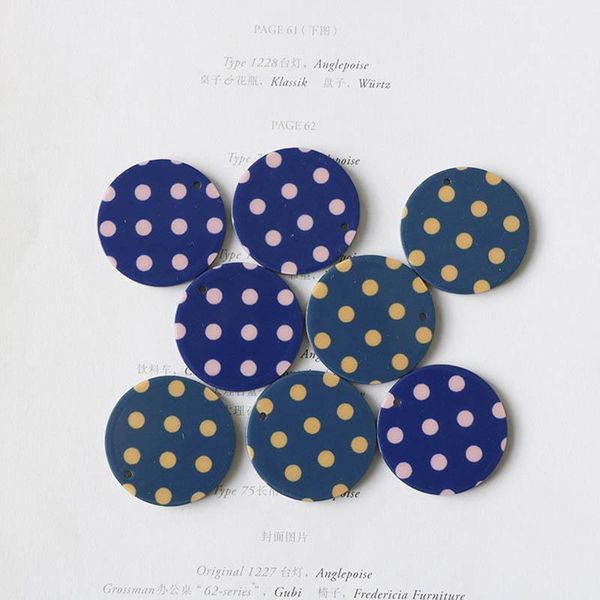 10pcs french retro round dot earrings charms for diy jewelry making accessories blue enamel acrylic single hole pendant findings h qylcoc
10pcs french retro round dot earrings charms for diy jewelry making accessories blue enamel acrylic single hole pendant findings h qylcoc