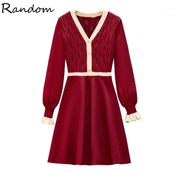 women warm knitted sweater dress long sleeve autumn winter plus size v neck high waist a line dresses ladies red clothing 20201, Black;gray
women warm knitted sweater dress long sleeve autumn winter plus size v neck high waist a line dresses ladies red clothing 20201, Black;gray