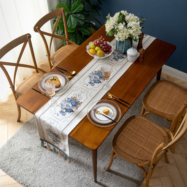 european high-end flower table runner chenille tassel home tablecloth polyester tablecloth customized table runner
european high-end flower table runner chenille tassel home tablecloth polyester tablecloth customized table runner