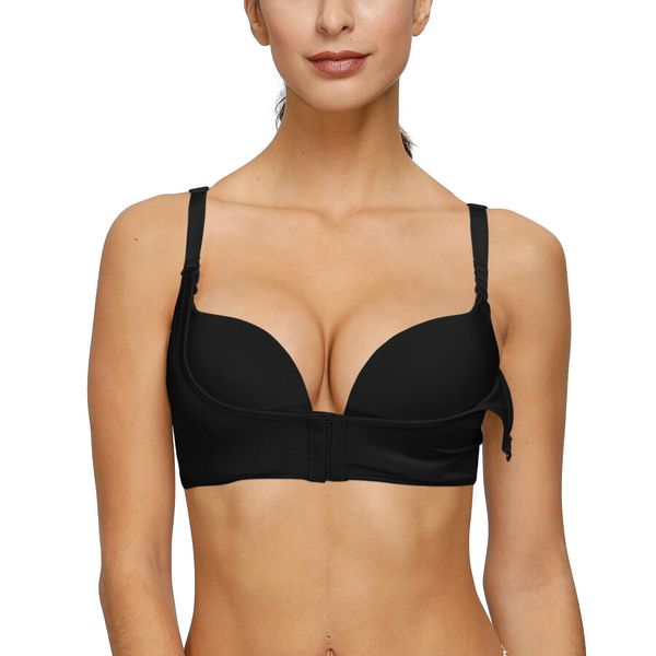 2021 new new women's bra push up unlined strength adjusted wire bras front closure 30 32 34 36 38 40 42 44 a b c d dd e uk us eu ca, Red;black
2021 new new women's bra push up unlined strength adjusted wire bras front closure 30 32 34 36 38 40 42 44 a b c d dd e uk us eu ca, Red;black