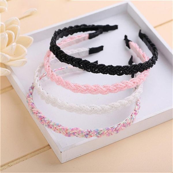 romantic korean twist pearl beaded crystal elastic headband hair accessories princess headdress for girls jewelry gift1, Golden;silver
romantic korean twist pearl beaded crystal elastic headband hair accessories princess headdress for girls jewelry gift1, Golden;silver