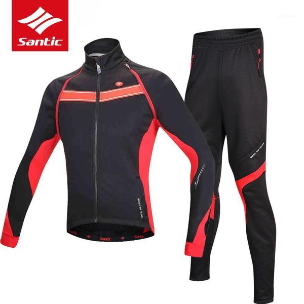 racing sets santic men winter cycling set fleece thermal windproof warm bike bicycle jersey 2021 pro team clothing ropa ciclismo1, Black;blue
racing sets santic men winter cycling set fleece thermal windproof warm bike bicycle jersey 2021 pro team clothing ropa ciclismo1, Black;blue