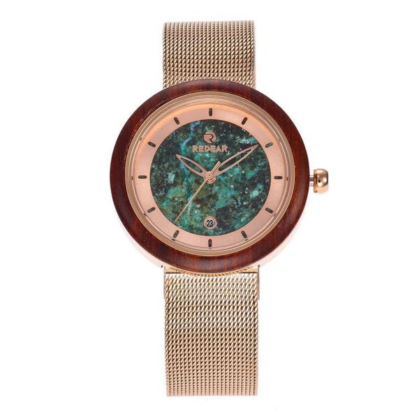 with women's quartz watch new turquoise waterproof and fashionable ladies watch, Slivery;brown
with women's quartz watch new turquoise waterproof and fashionable ladies watch, Slivery;brown