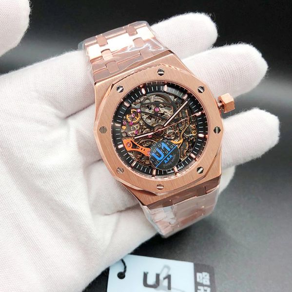 full automatic hollow luminous caijiamin-mens super steel classic stainless sapphire strap waterproof 42mm style watches u1 factory wat hjrv, Slivery;brown
full automatic hollow luminous caijiamin-mens super steel classic stainless sapphire strap waterproof 42mm style watches u1 factory wat hjrv, Slivery;brown