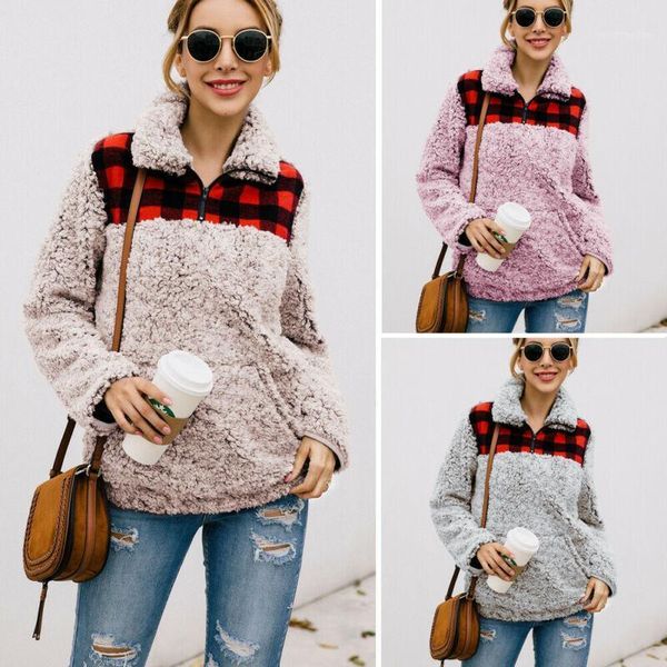 new women's fleece jackets teddy bear winter coats winter warm pullover shaggy fluffy outwear1, Black;brown
new women's fleece jackets teddy bear winter coats winter warm pullover shaggy fluffy outwear1, Black;brown