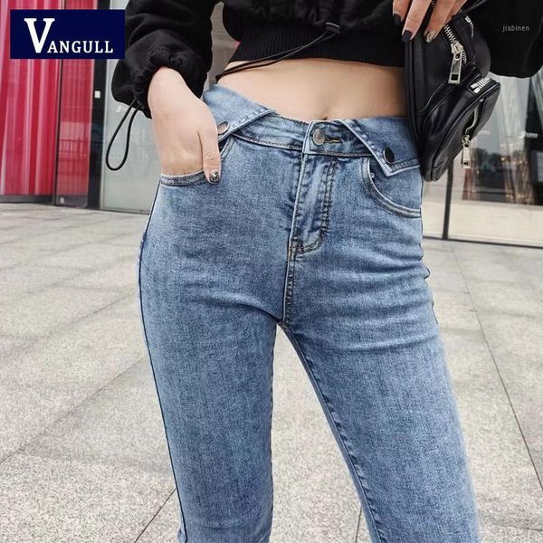 vangull turn waist women jeans 2020 new spring high waist elastic skinny denim pencil pants slim camisa feminina casual trousers1, Blue
vangull turn waist women jeans 2020 new spring high waist elastic skinny denim pencil pants slim camisa feminina casual trousers1, Blue