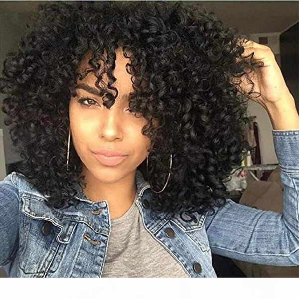 wholesale peruvian human hair wigs for black women 150 density peruvian afro kinky curly human hair wigs with baby hair around, Black;brown
wholesale peruvian human hair wigs for black women 150 density peruvian afro kinky curly human hair wigs with baby hair around, Black;brown