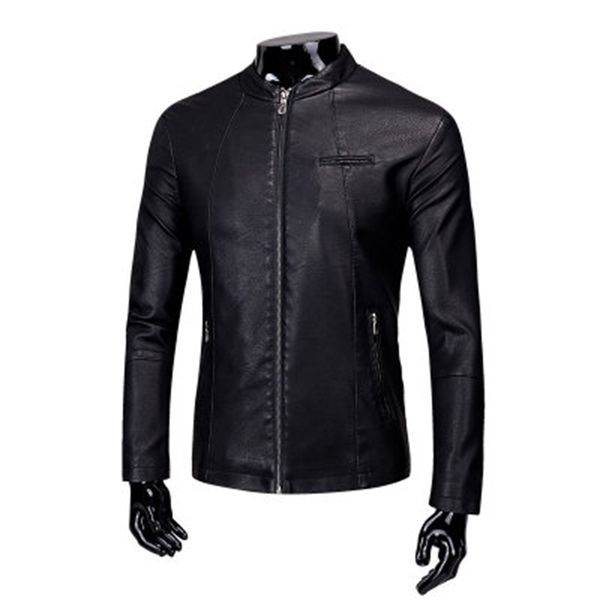 mens slim high street jackets coats leather outerwear hommes bomber jackets autumn wiinter fit jackets mens clothing, Black;brown
mens slim high street jackets coats leather outerwear hommes bomber jackets autumn wiinter fit jackets mens clothing, Black;brown