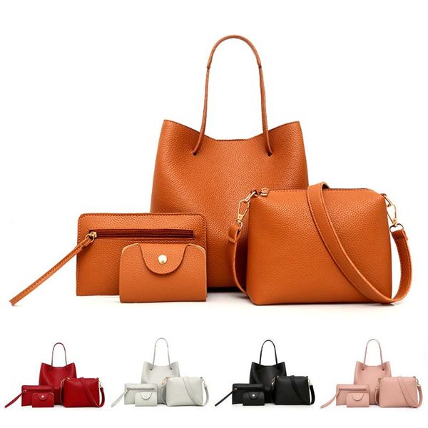 cross body fashion 4 pcs/set shoulder bag messenger wallet handbag woman pu leather durable retro sac main femme
cross body fashion 4 pcs/set shoulder bag messenger wallet handbag woman pu leather durable retro sac main femme