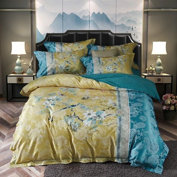 chic elegant floral bird leaves duvet cover king soft silky 100% cotton bedding duvet cover 2 pillowcases 1 bed sheet1
chic elegant floral bird leaves duvet cover king soft silky 100% cotton bedding duvet cover 2 pillowcases 1 bed sheet1