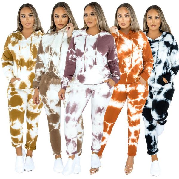 tie-dye printing women casual two piece sets 2020 autumn winter lady's high waist sweatpants + drawstring hoodies tracksuits, Gray
tie-dye printing women casual two piece sets 2020 autumn winter lady's high waist sweatpants + drawstring hoodies tracksuits, Gray