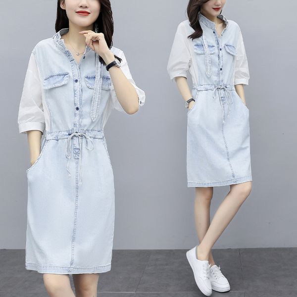womens big plus size l-4xl denim jeans summer casual short sleeve loose blouse beach dress hsbv, Black;gray
womens big plus size l-4xl denim jeans summer casual short sleeve loose blouse beach dress hsbv, Black;gray