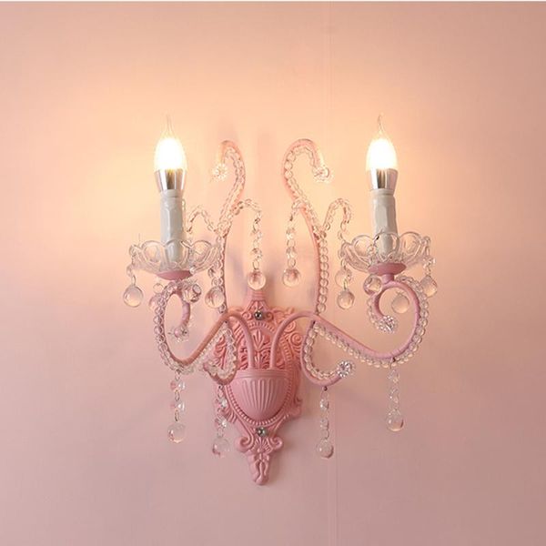 pink wall lamps for girls room crystal wall lights for princess luxury bedroom sconce decorative lights daughter's room
pink wall lamps for girls room crystal wall lights for princess luxury bedroom sconce decorative lights daughter's room