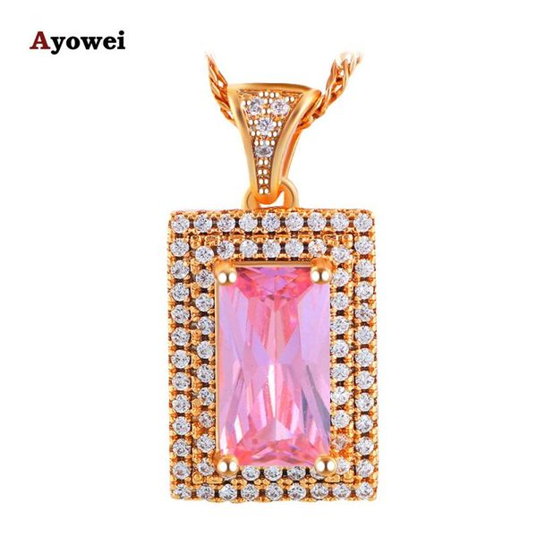 pendant necklaces ayowei sell in my store fashion jewelry pendant& necklace pink zircon yellow gold color for women lns646a, Silver
pendant necklaces ayowei sell in my store fashion jewelry pendant& necklace pink zircon yellow gold color for women lns646a, Silver