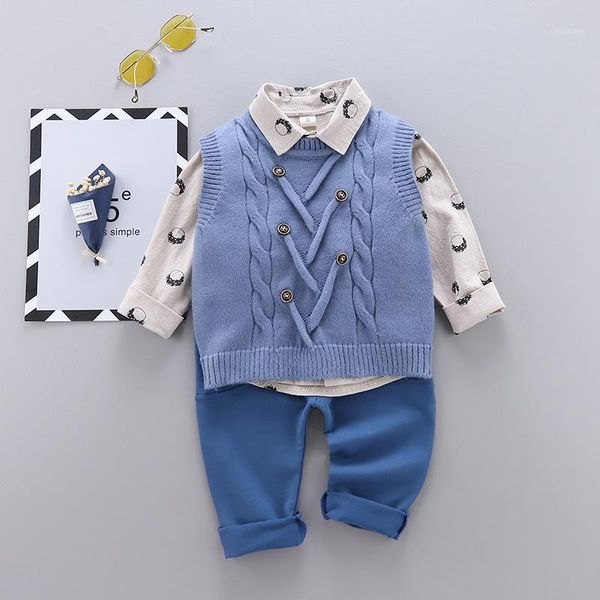 clothing sets hylkidhuose 2021 spring baby boys toddler infant clothes knitted vest shirt pants casual kids children clothing1, White
clothing sets hylkidhuose 2021 spring baby boys toddler infant clothes knitted vest shirt pants casual kids children clothing1, White