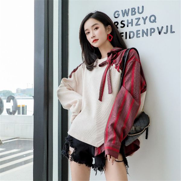 2021 female shirt drops high street two autumn new niche design vintage shreds stripped pullovers gi4i, White;black
2021 female shirt drops high street two autumn new niche design vintage shreds stripped pullovers gi4i, White;black
