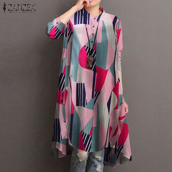 women's blouses & shirts 2021 autumn long sleeve blouse zanzea casual vintage print women cotton linen blusas female plus size 5xl, White
women's blouses & shirts 2021 autumn long sleeve blouse zanzea casual vintage print women cotton linen blusas female plus size 5xl, White