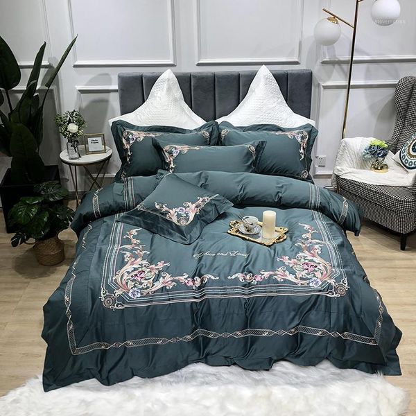 4pieces shabby chic embroidery bedding green pink egyptian cotton duvet cover bed sheet set pillow sham king size bed set1
4pieces shabby chic embroidery bedding green pink egyptian cotton duvet cover bed sheet set pillow sham king size bed set1