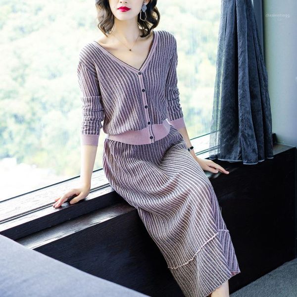 2018 autumn winter knitting sweater skirt sets long sleeve cardigans and high waist skirt suit set women's 2 piece outfits1, Gray
2018 autumn winter knitting sweater skirt sets long sleeve cardigans and high waist skirt suit set women's 2 piece outfits1, Gray