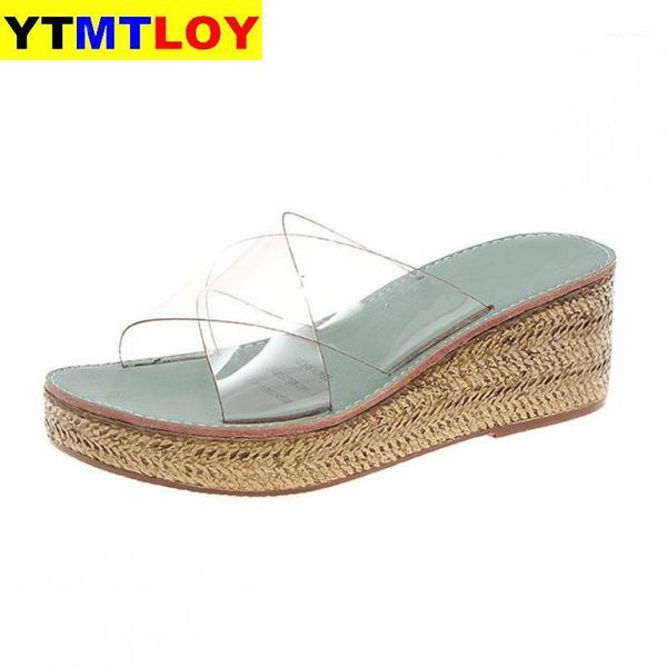 tied slip on leisure platform summer sandals 2020 wedges high heels women shoes woman mules flip flops pvc rome women slippers1, Black
tied slip on leisure platform summer sandals 2020 wedges high heels women shoes woman mules flip flops pvc rome women slippers1, Black