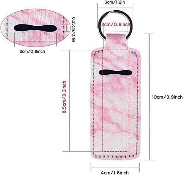 chapstick new neoprene marble color printed rts handy lip balm keychain lipstick holder dda422, Silver
chapstick new neoprene marble color printed rts handy lip balm keychain lipstick holder dda422, Silver