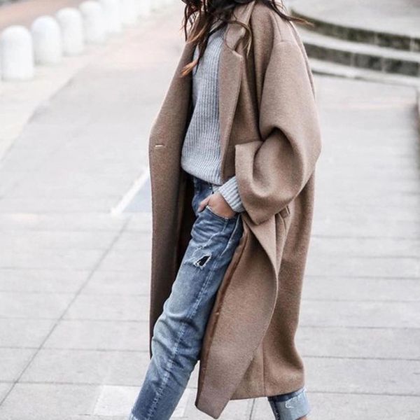 wepbel winter elegant wool blend women fashion turn-down collar long coats casual minimalist woolen overcoat camel outwearx1020, Black
wepbel winter elegant wool blend women fashion turn-down collar long coats casual minimalist woolen overcoat camel outwearx1020, Black