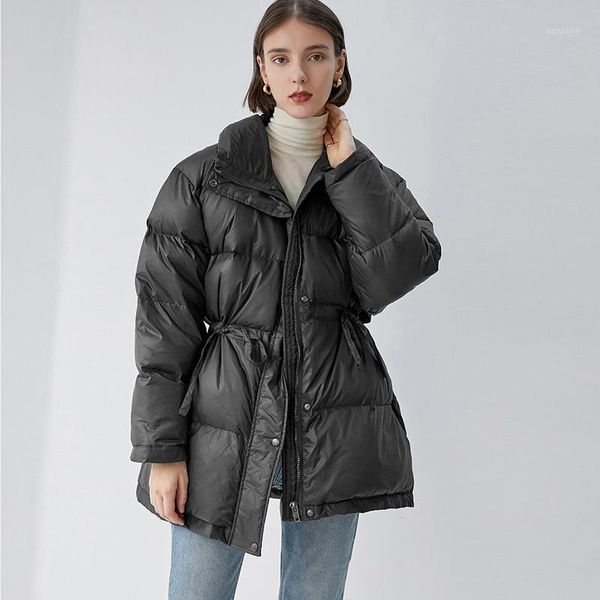 2020down jacket women winter parka 90% white duck down coat large natural fur collar with belt female puffer outwear warm parkas1, Black
2020down jacket women winter parka 90% white duck down coat large natural fur collar with belt female puffer outwear warm parkas1, Black