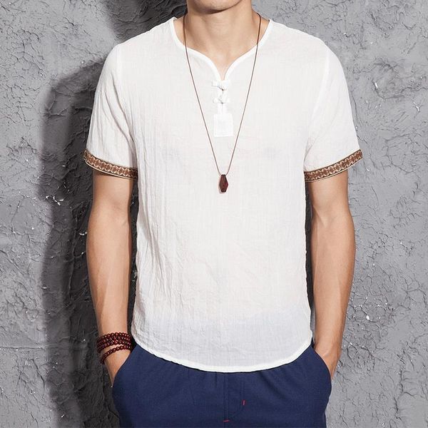 2020 summer fashion mens casual linen shirts short sleeve v neck white basic blouse chinese style thin men plus size -5xl, White;black
2020 summer fashion mens casual linen shirts short sleeve v neck white basic blouse chinese style thin men plus size -5xl, White;black